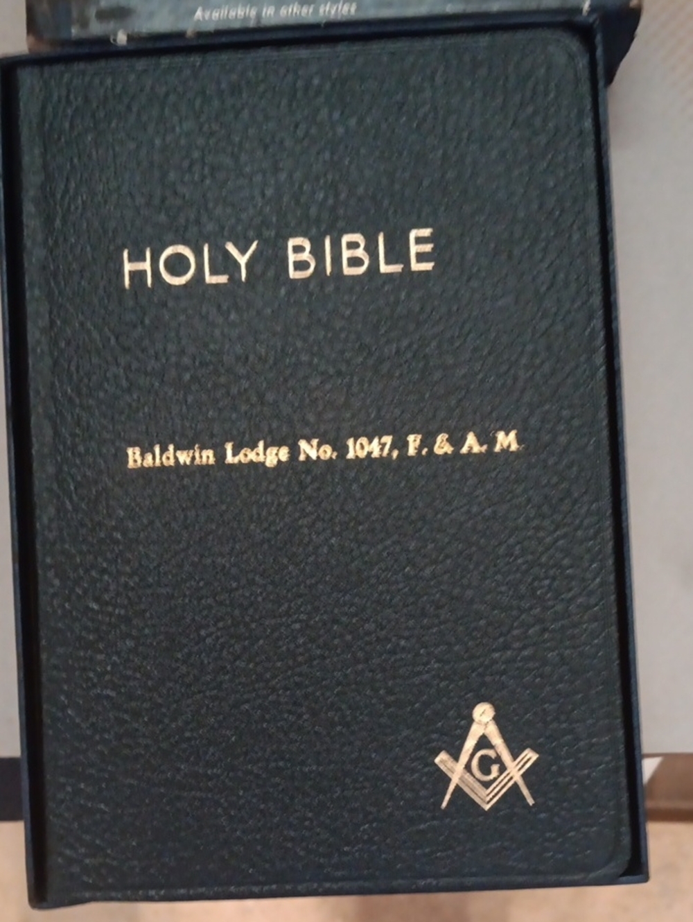 Holy Bible - Black Cover with Gold Foil